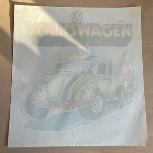Original Vtg VW‎ transfer